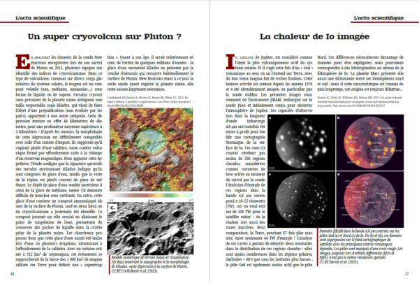 Une double page extraite de kīpuka #4.