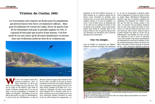 Une double page extraite de kīpuka #5.
