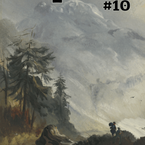 Couverture du numéro 10 de kīpuka. C'est un tableau du peintre Johann Moritz Rugendas représentant le volcan mexicain Iztaccíhuatl.