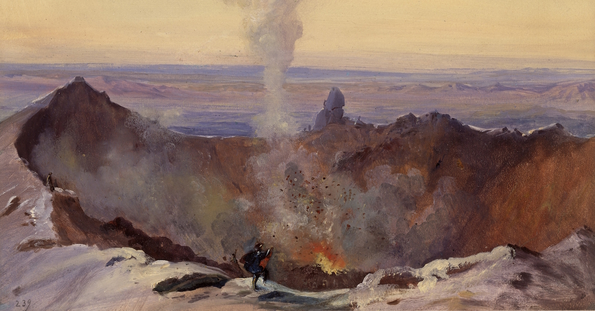 Les volcans mexicains de Johann Moritz Rugendas