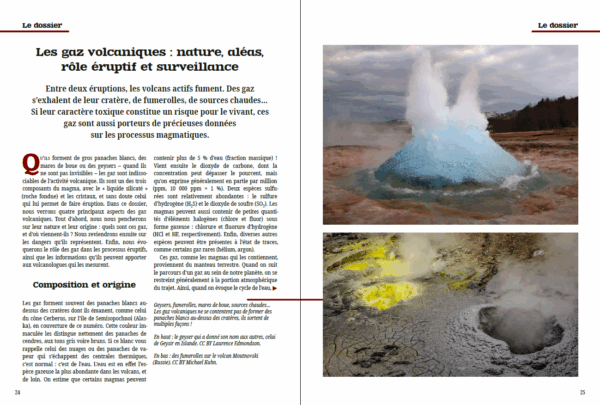 Une double page extraite de kīpuka #11.